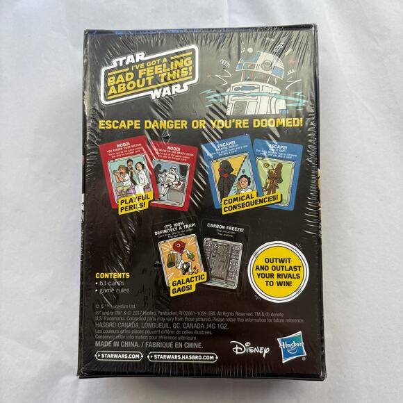 Hasbro Star Wars I've Got a Bad Feeling About This! Card Game New Sealed - Picture 2 of 8